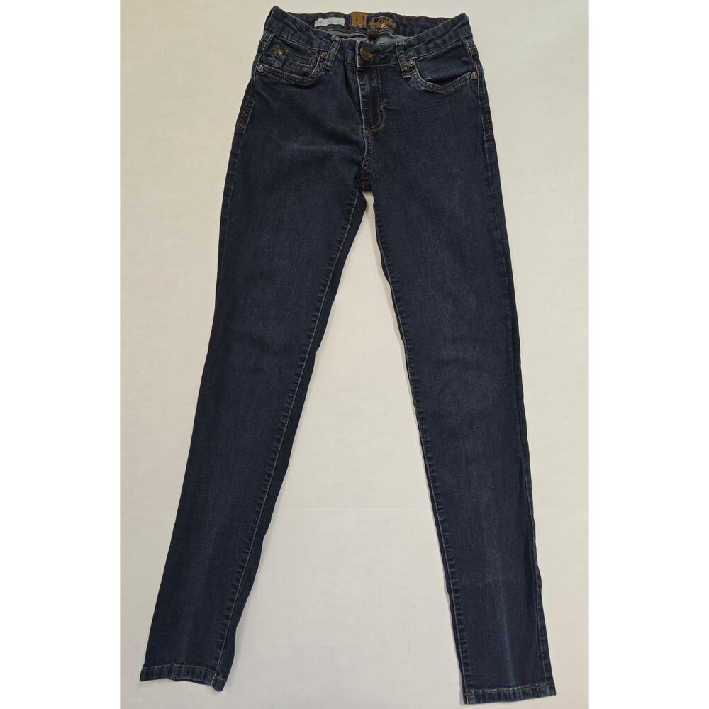 Kut From The Kloth Lucille Skinny Jeans Womens 2 Dark Wash Stretch Denim